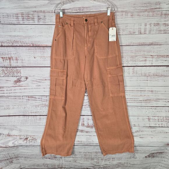 Billabong Walk Along Cargo Pants in Sunburnt Brown 27 Skater Earthy Granola NWT - Picture 3 of 14